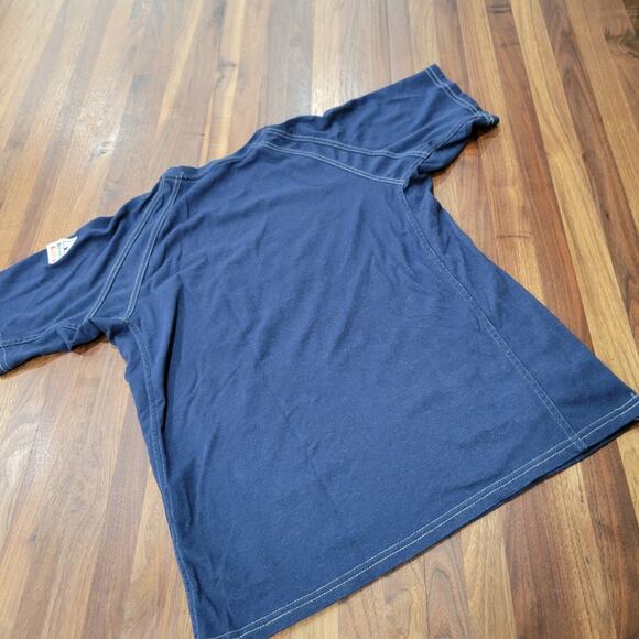 Bulwark FR QT30 iQ Series Comfort Knit Short Sleeve Tee Chest Pocket Size Small - Picture 2 of 11